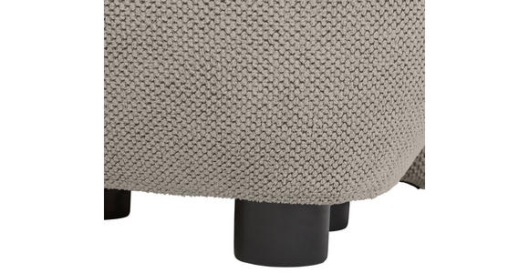 ECKSOFA  in Webstoff Beige  175/265 cm  - Beige/Schwarz, MODERN, Kunststoff/Textil (175/265cm) - Carryhome