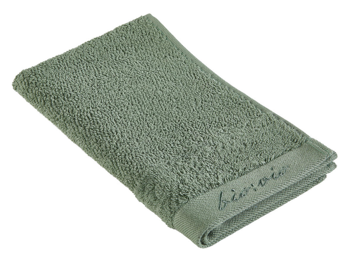 GÄSTETUCH BONITA Grün 4-teilig 30/50 cm  - Grün, Basics, Textil (30/50cm) - Bio:Vio