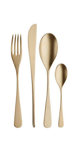 BESTECKSET AUDREY  16-teilig  - Honig, Basics, Metall (25,5/7/5,3cm) - Pintinox