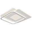 DECKENLEUCHTE    46,5/48,5/5 cm  - Chromfarben/Alufarben, Trend, Kunststoff/Metall (46,5/48,5/5cm) - Novel