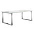 ESSTISCH in Metall, Glas 220/100/75 cm - Edelstahlfarben/Weiß, Design, Glas/Metall (220/100/75cm) - Now by Hülsta ESSTISCH in Metall, Glas 220/100/75 cm - Edelstahlfarben/Weiß, Design, Glas/Metall (220/100/75cm) - Now by Hülsta