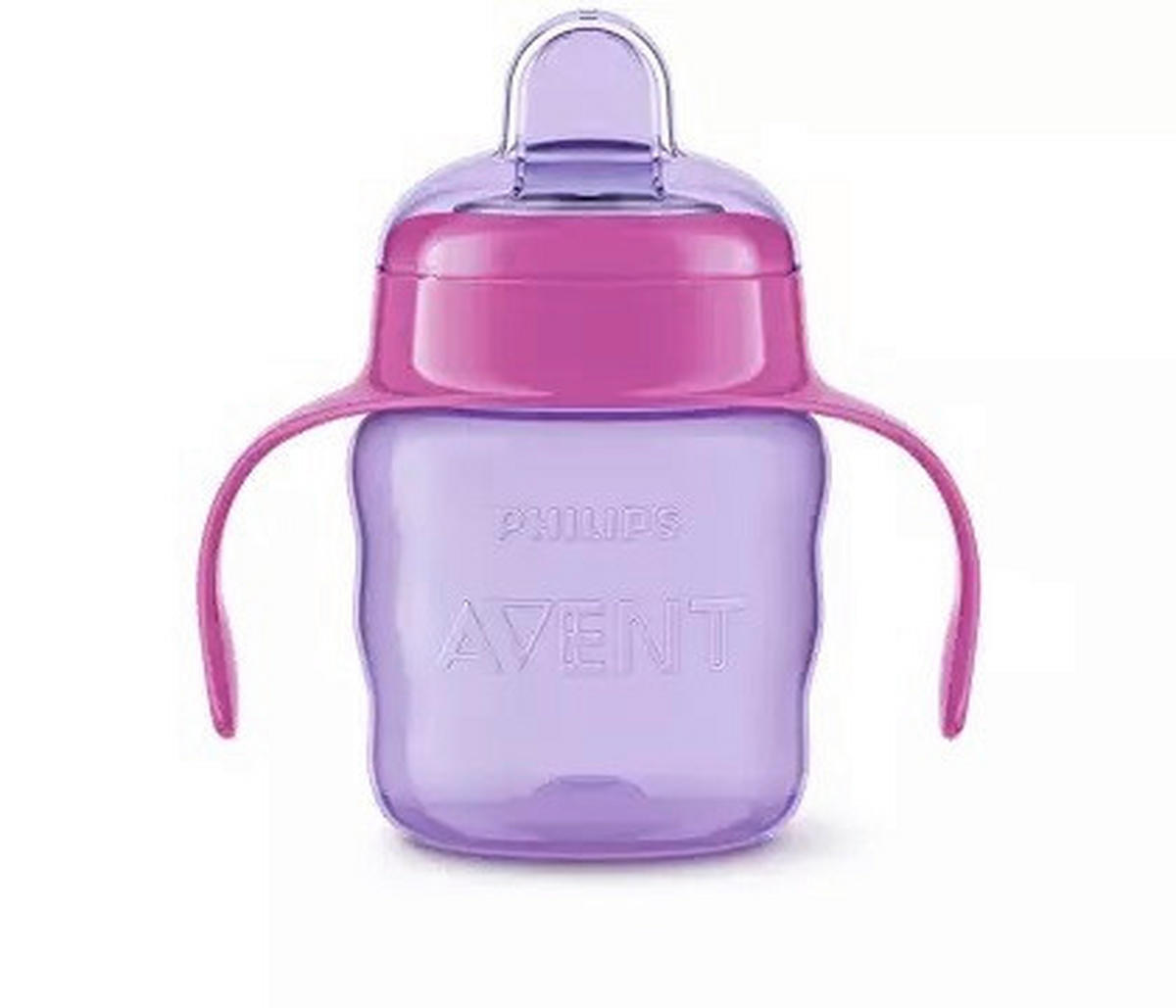 DJEČJA ČAŠA   200 ml    - ružičasta, Basics, plastika (11,10/15,80/6,80cm) - Avent