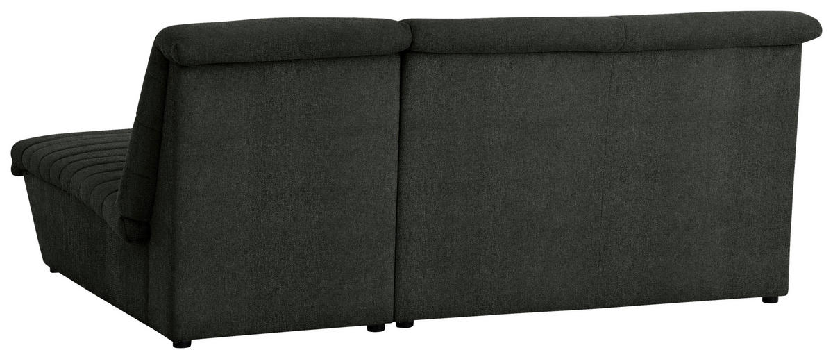 ECKSOFA Looks VIII Dunkelgrün Webstoff  - Dunkelgrün/Schwarz, Design, Kunststoff/Textil (214/168cm) - LOOKS by W.Joop