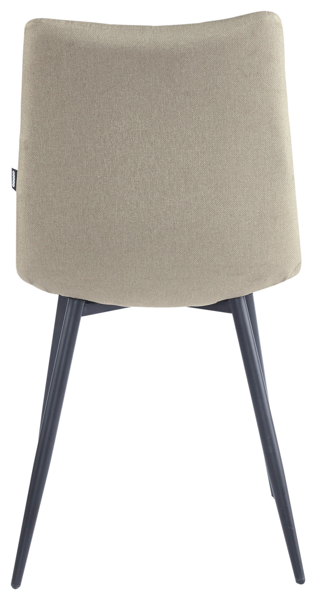 STOL, kovina, tekstil bež  - črna/bež, Design, kovina/tekstil (45/89/58cm) - Boxxx