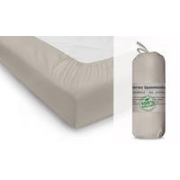 BABY SPANNBETTLAKEN 2ER SET 70/140 cm Jersey  - Sandfarben, MODERN, Textil (70/140cm)