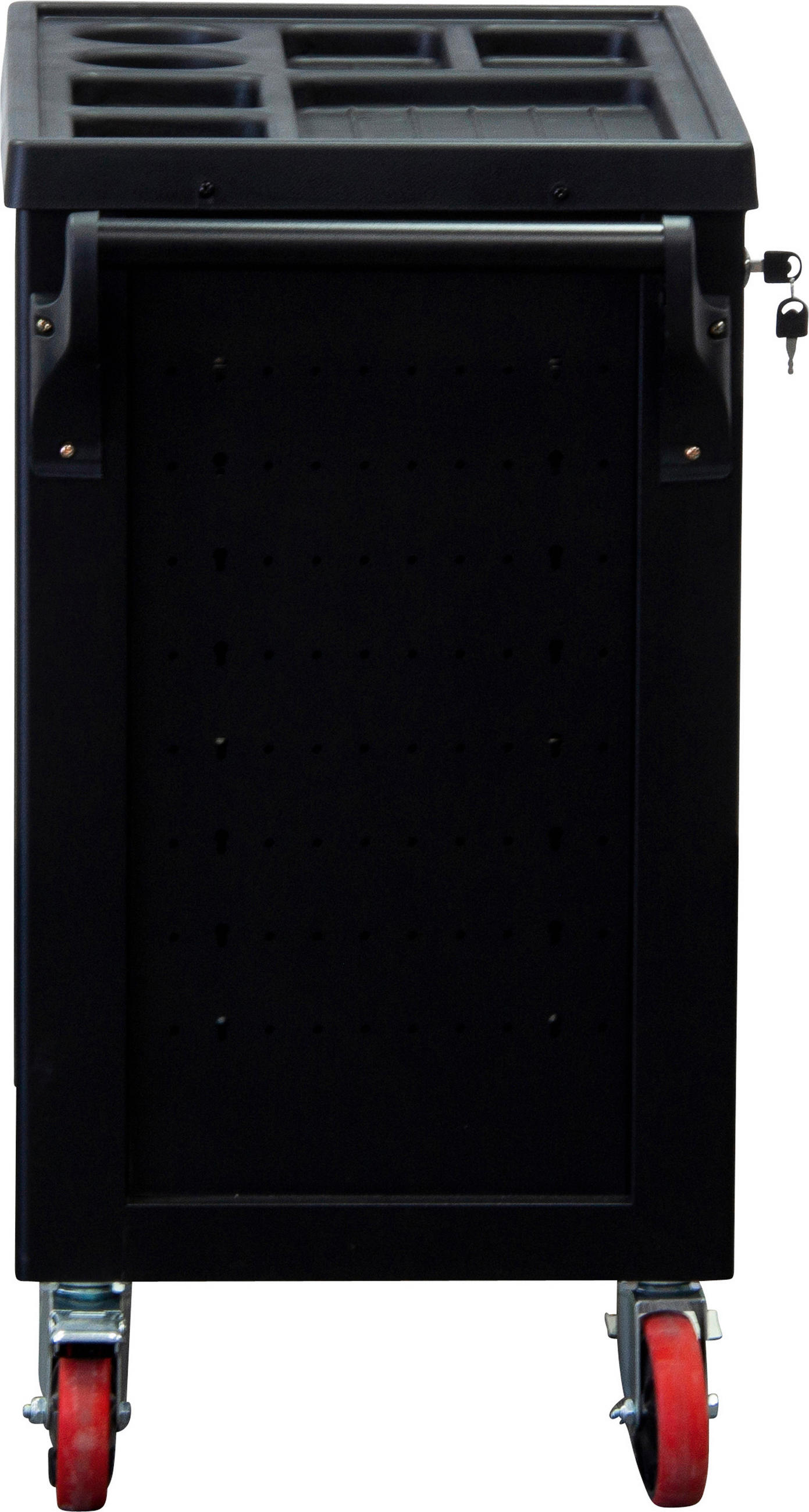 Thumbnail - Werkstattwagen, Rot, Schwarz, 74.98x87.97x45.5 cm, Freizeit, Heimwerken, Werkzeugaufbewahrung