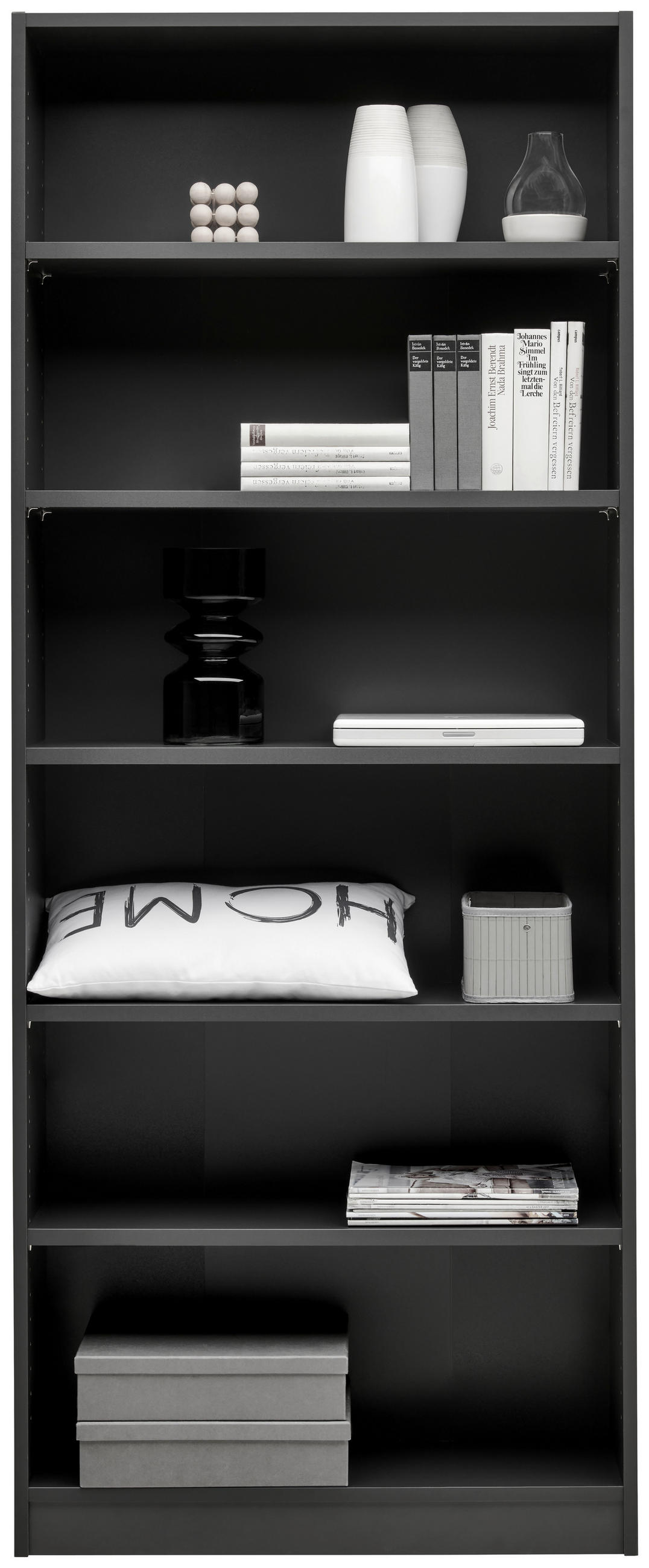 POLC 80/199,2/28 cm antracit  - antracit, Konventionell, faalapú anyag (80/199,2/28cm) - Carryhome