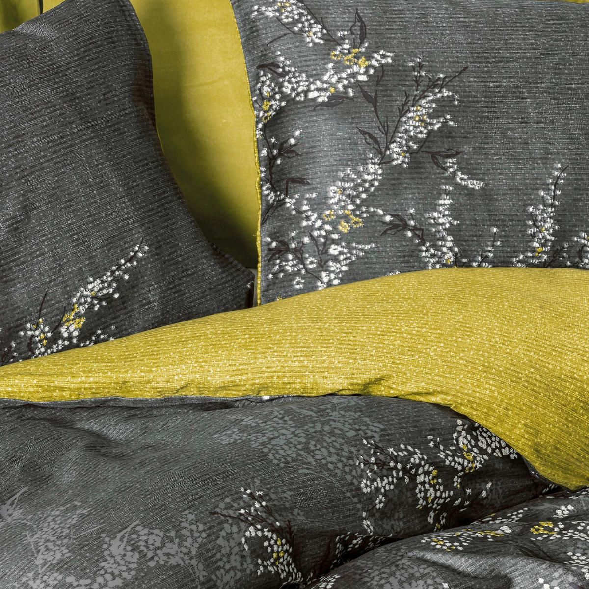 BETTWÄSCHE 155/220 cm  - Anthrazit/Multicolor, Basics, Textil (155/220cm)