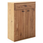 SCHUHSCHRANK 75/108/37 cm - Wildeiche/Anthrazit, Natur, Holz/Holzwerkstoff (75/108/37cm) - Waldwelt