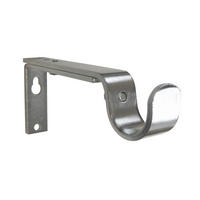 FÄSTE  - stålfärgad, Basics, metall (10-13cm)