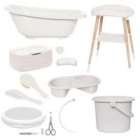 SET ZA KUPANJE BEBE  sense  - bež, Basics, plastika (79.5/40/46cm) - Bebe Jou
