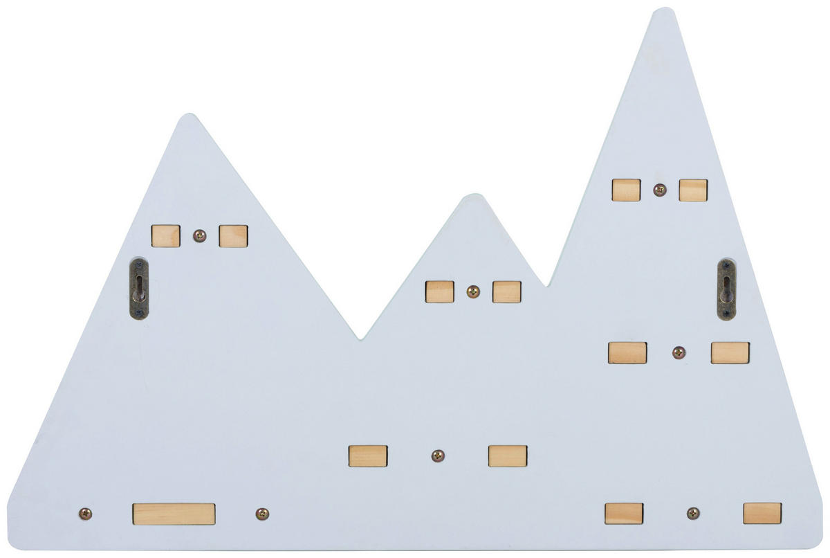 WANDREGAL  - Naturfarben/Mintgrün, MODERN, Holz/Holzwerkstoff - Ben'n'jen