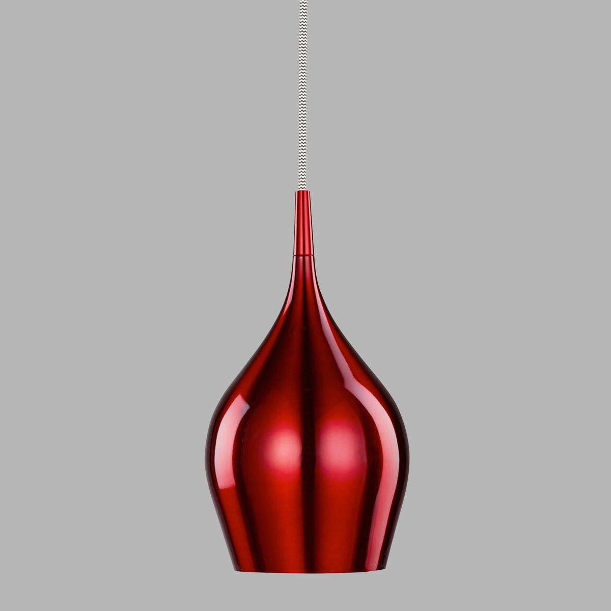 LAMPĂ SUSPENDATĂ  - roșu, Basics, metal (12.3/23/12.3cm)