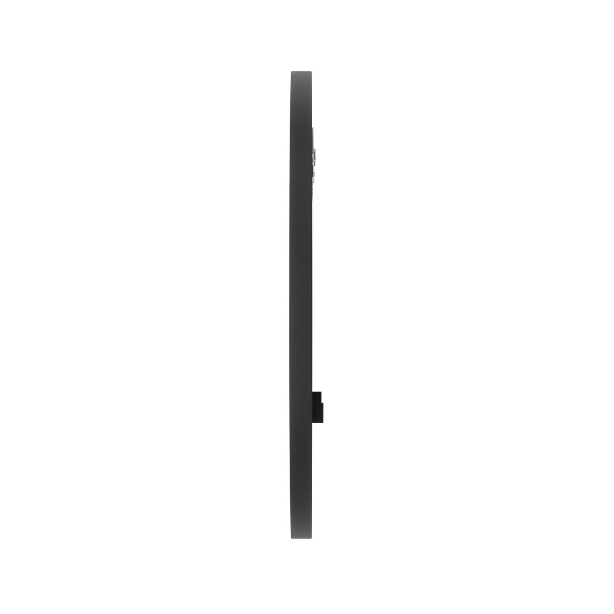 WANDSPIEGEL 46/46/3 cm    in rund  - Schwarz, Design, Glas/Kunststoff (46/46/3cm) - Umbra