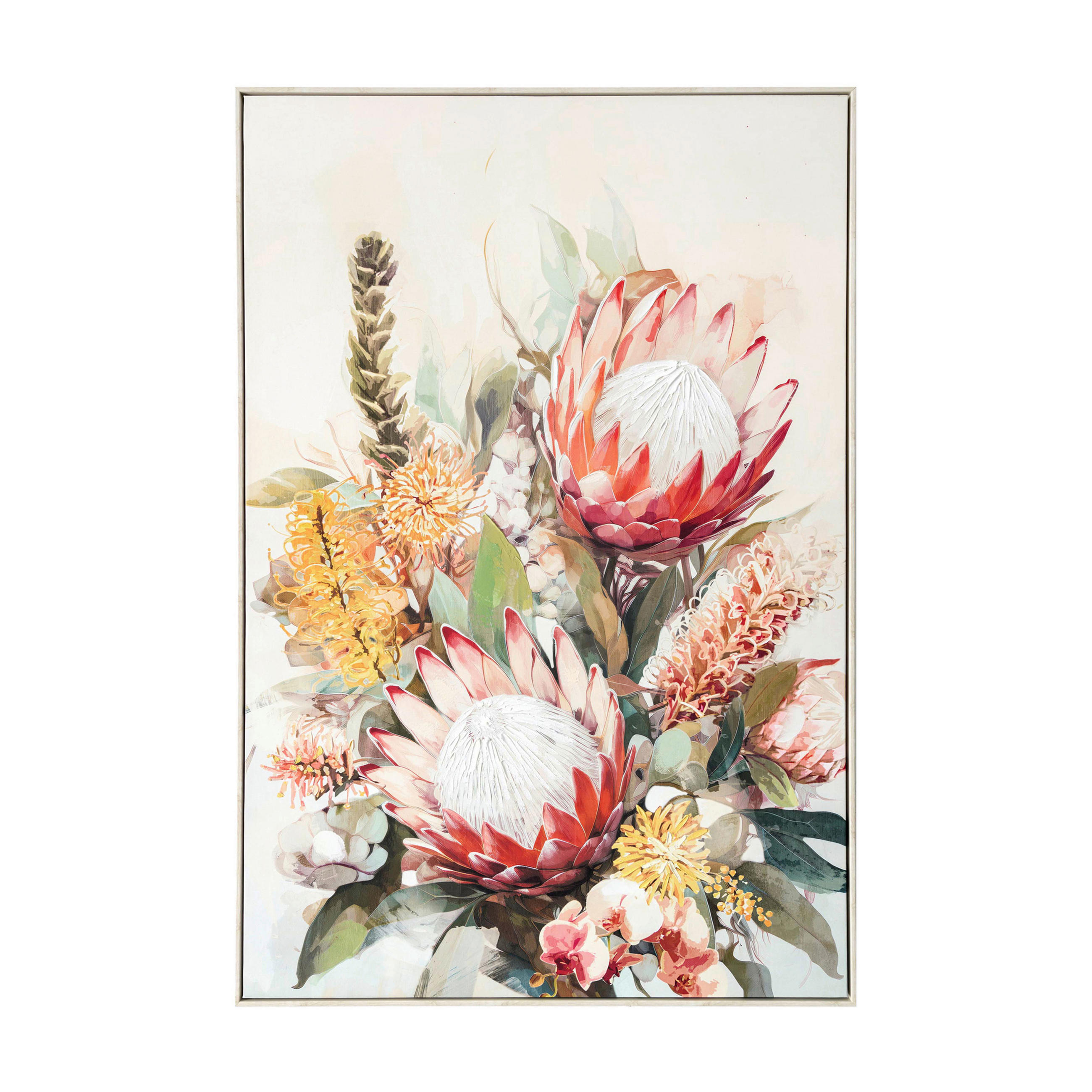 UMETNIŠKI POTISK  70/100 cm   - večbarvno/naravne barve, Natur, umetna masa/tekstil (70/100cm) - Monee