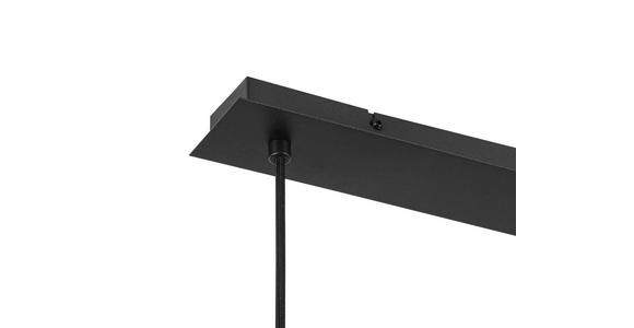 HÄNGELEUCHTE 98,5/37/183 cm - Schwarz, Design, Glas/Metall (98,5/37/183cm) - Dieter Knoll
