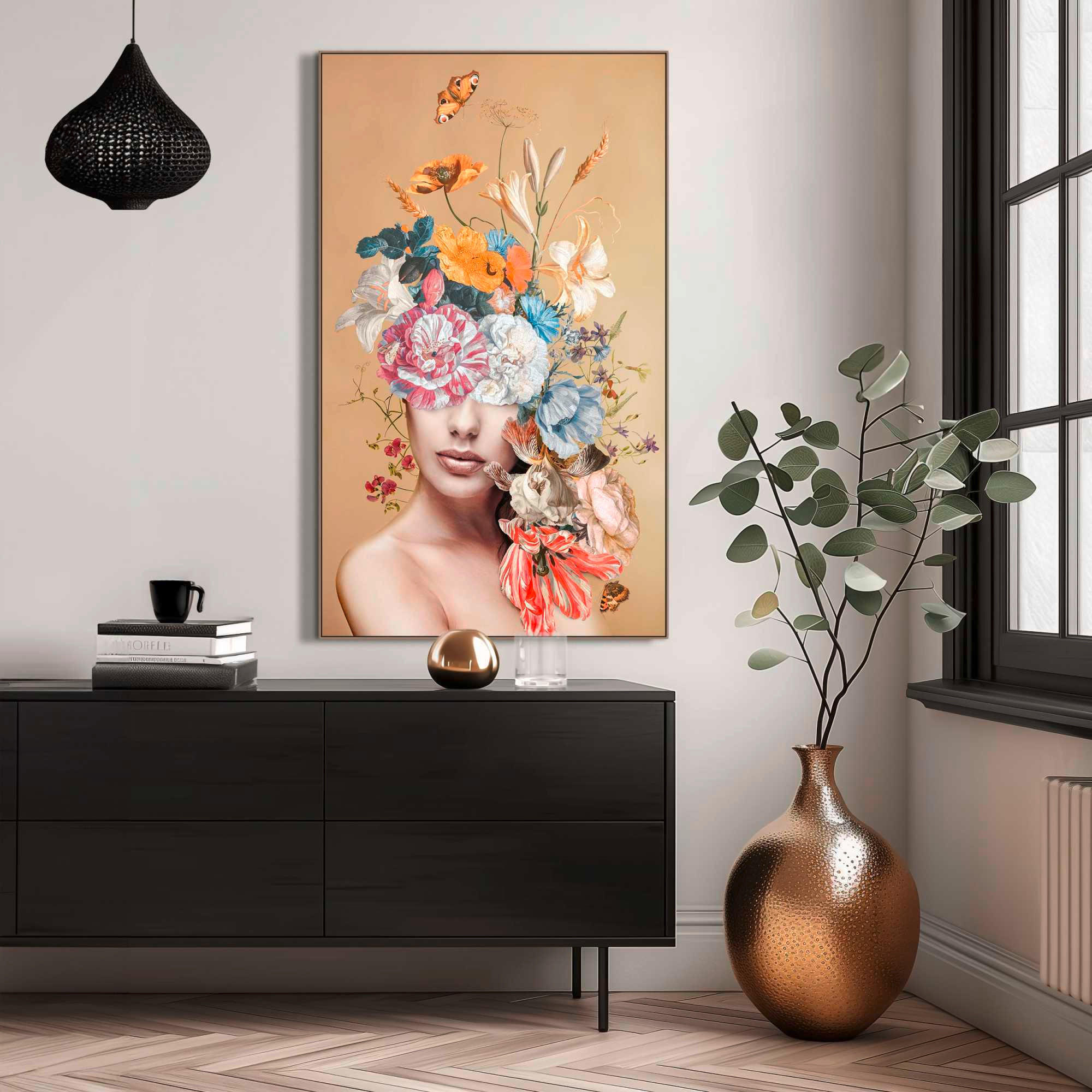 BILD Frauen  - Goldfarben, Basics, Holz (70/118/3,7cm) - Reinders!