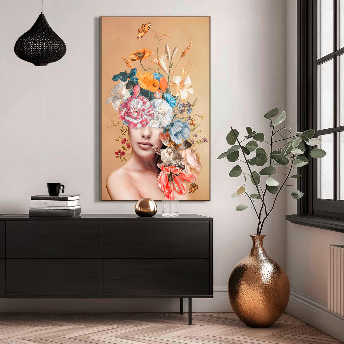 BILD Frauen  - Goldfarben, Basics, Holz (70/118/3,7cm) - Reinders!