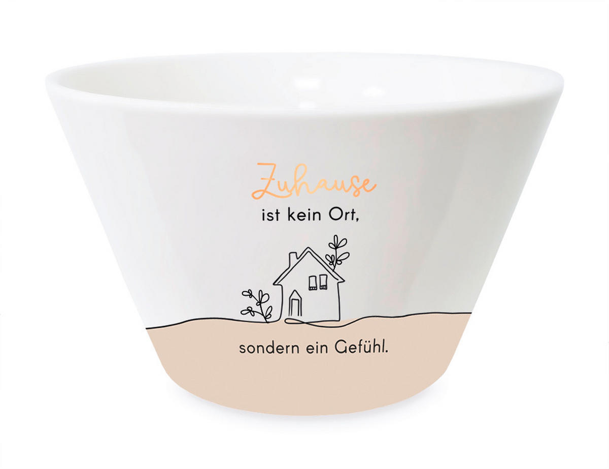 MÜSLISCHALE  - Multicolor, Basics, Keramik (14/10/14cm)