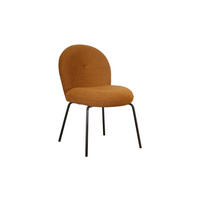 STOL stål  - mörkgrå/orange, Design, metall/trä (66/85,5/57cm) - Best Price