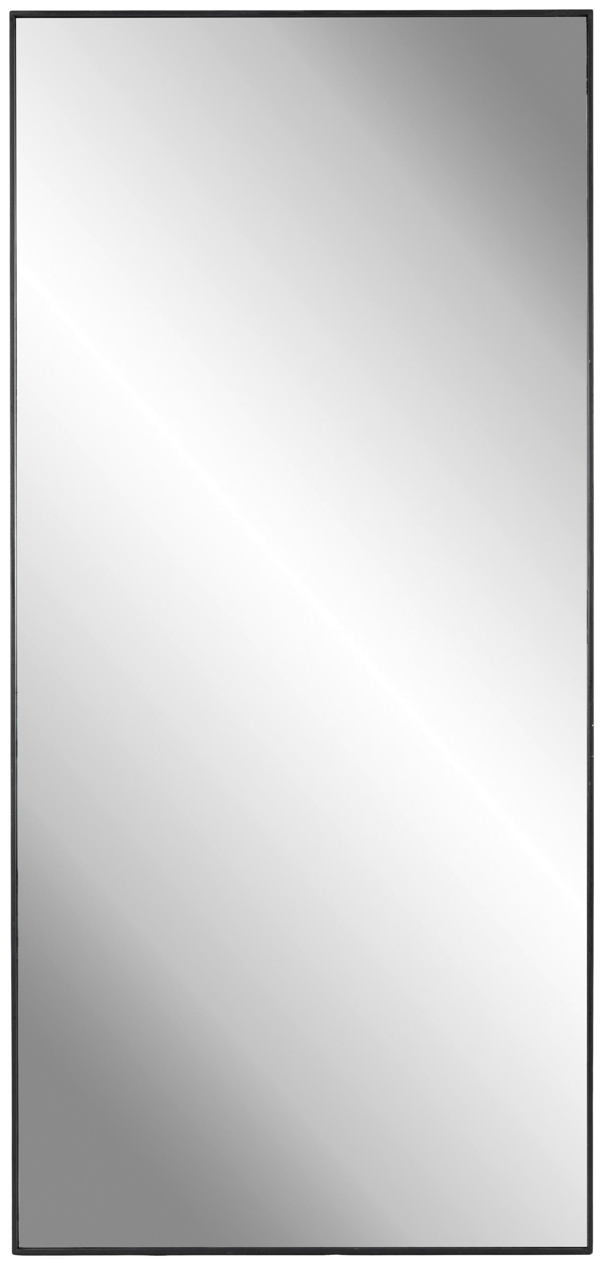 WANDSPIEGEL 100/200/2,5 cm    in rechteckig  - Schwarz, Trend, Glas/Holzwerkstoff (100/200/2,5cm) - Landscape