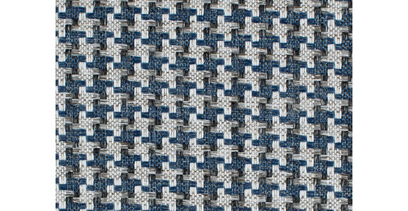 SCHLAFSOFA in Chenille Blau, Schwarz, Weiß  - Blau/Schwarz, MODERN, Holz/Textil (212/89/102cm) - Dieter Knoll