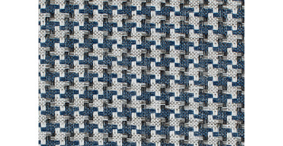 SCHLAFSOFA in Chenille Blau, Schwarz, Weiß - Blau/Schwarz, MODERN, Holz/Textil (212/89/102cm) - Dieter Knoll