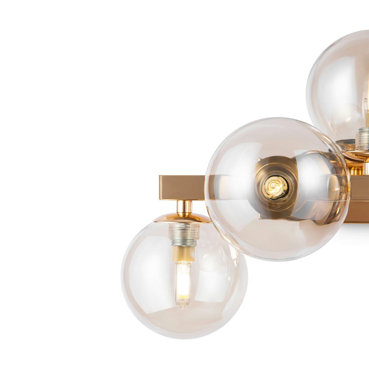 WANDLEUCHTE - Goldfarben, Trend, Glas/Metall (23/24/38cm) - MAYTONI