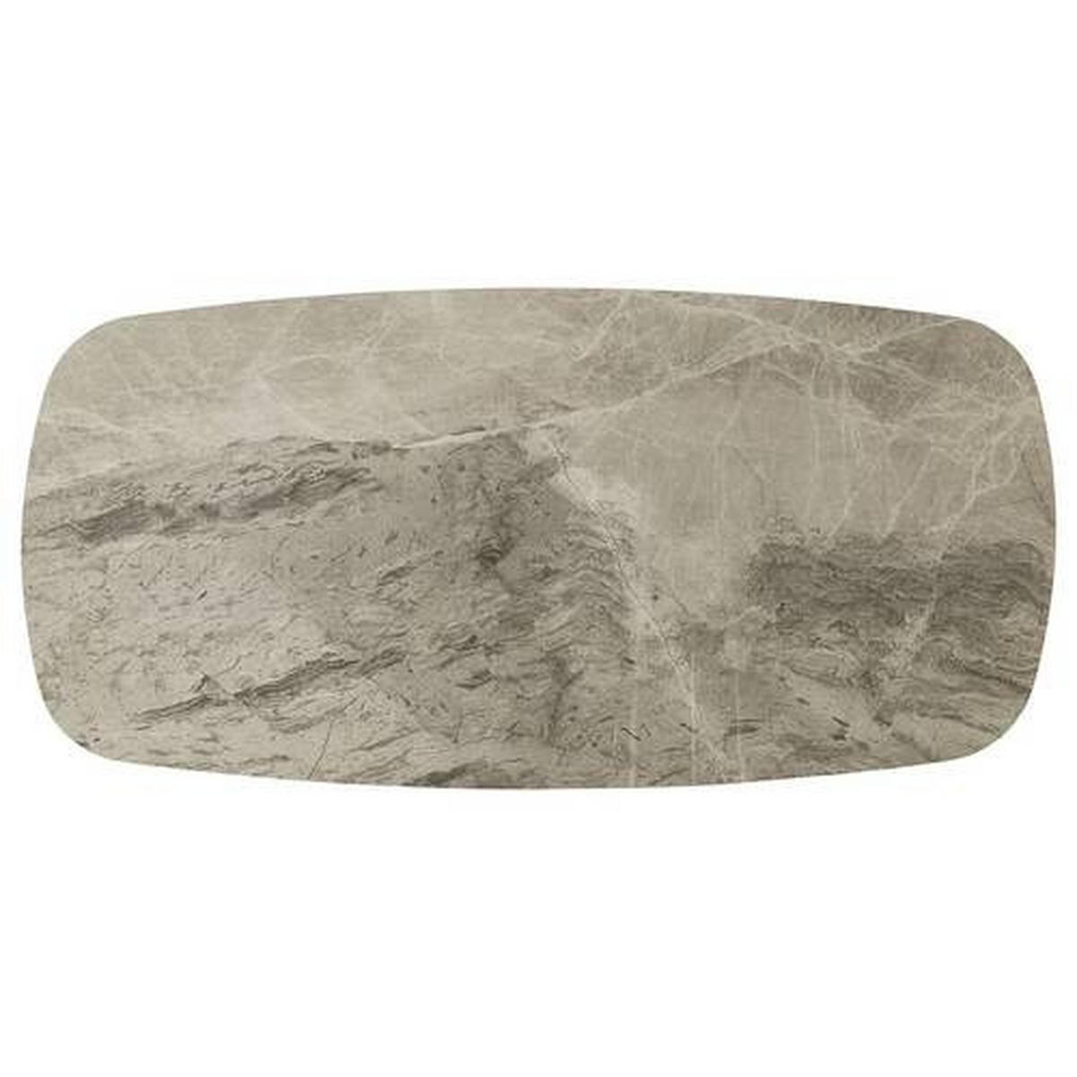 MATBORD i metall, glas, keramik 175/85/75 cm   - svart/grå, Modern, metall/glas (175/85/75cm) - Novel