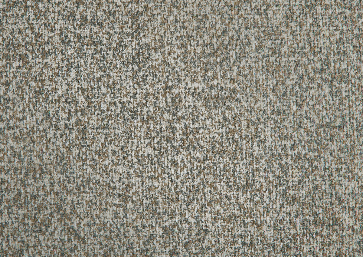 3-SITZER-SOFA Chenille Sandfarben  - Sandfarben/Schwarz, Design, Textil/Metall (210/82/107cm) - Dieter Knoll