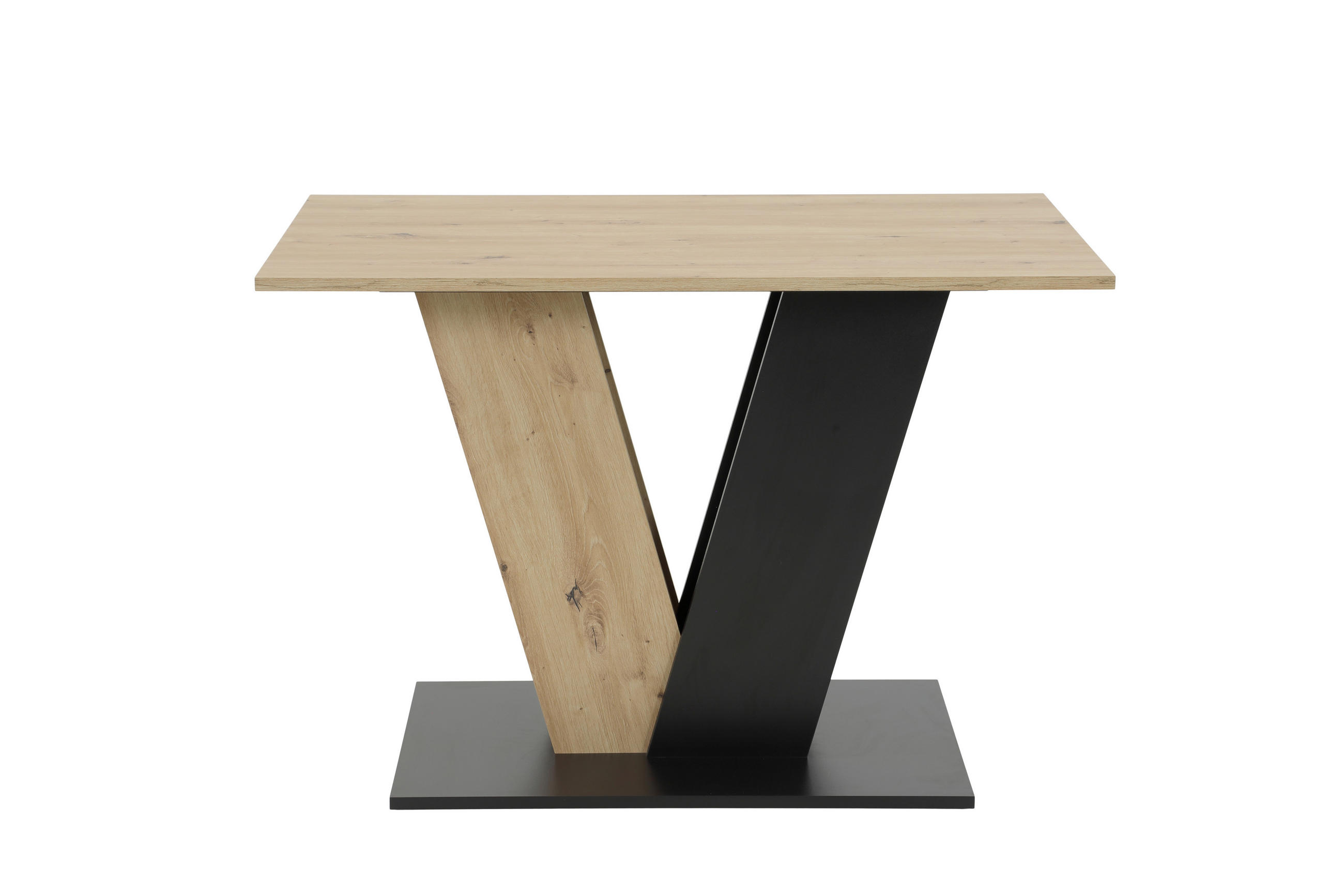 ESSTISCH 110/76/68 cm Nachbildung  Holzwerkstoff Variantenauswahl rechteckig Schwarz, Eiche Artisan  - Schwarz/Eiche Artisan, MODERN, Holzwerkstoff (110/76/68cm) - P & B