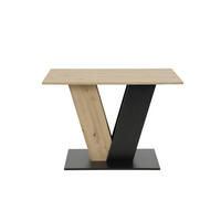 ESSTISCH 110/76/68 cm Nachbildung  Holzwerkstoff Variantenauswahl rechteckig Schwarz, Eiche Artisan  - Schwarz/Eiche Artisan, MODERN, Holzwerkstoff (110/76/68cm) - P & B