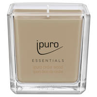 DIŠEČA SVEČA - bež, Basics, steklo (6,9/6,9/6,9cm) - Ipuro