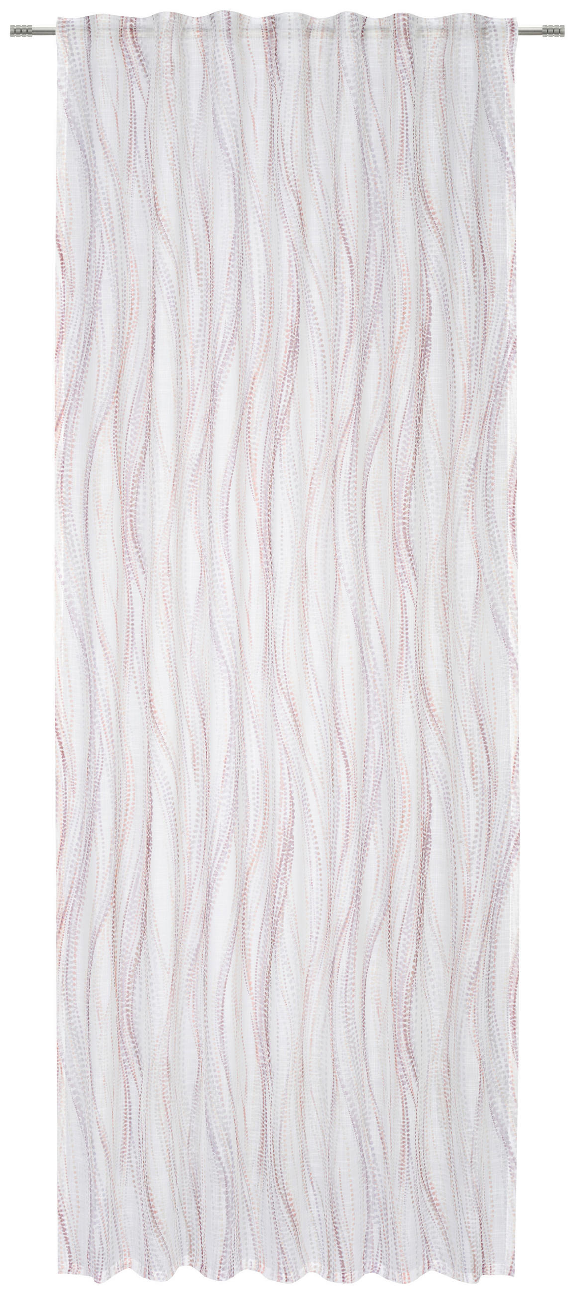 HOTOVÝ ZÁVĚS, poloprůhledné, 140/245 cm - fialová, Konvenční, textil (140/245cm) - Esposa