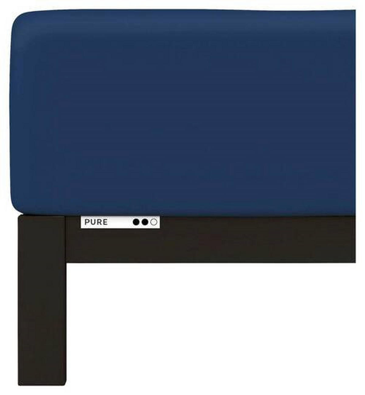 BOXSPRING-SPANNLEINTUCH PURE Jersey  - Dunkelblau, Basics, Textil (180-200/200-220cm) - Schlafgut