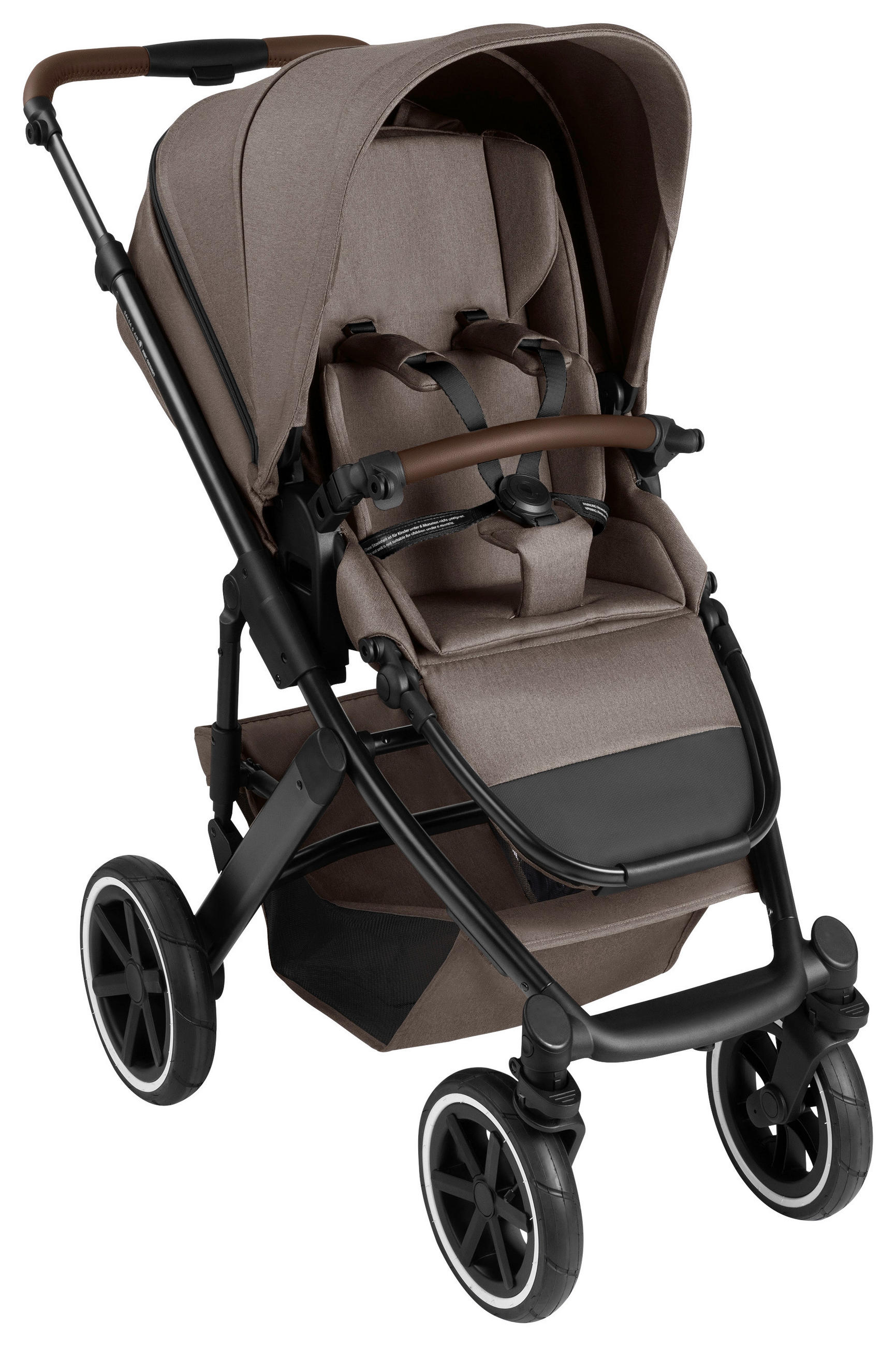 Thumbnail - ABC Design Kinderwagen Salsa 5 Air, Graubraun, Metall, 63x118x95.5 cm, EN 1888, Feststellbremse, Fußstütze abklappbar, F...