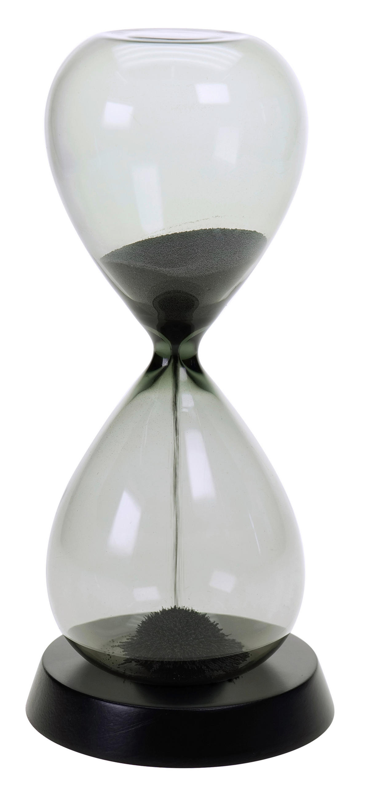 CLEPSIDRĂ   - negru, Basics, sticlă/metal (9/20,5cm) - Ambia Home