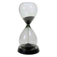 SANDUHR   - Schwarz, Basics, Glas/Holzwerkstoff (9/20,5cm) - Ambia Home