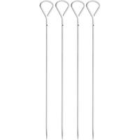 GRILLSPIEßE - Edelstahlfarben, Design, Metall (37cm) - WMF