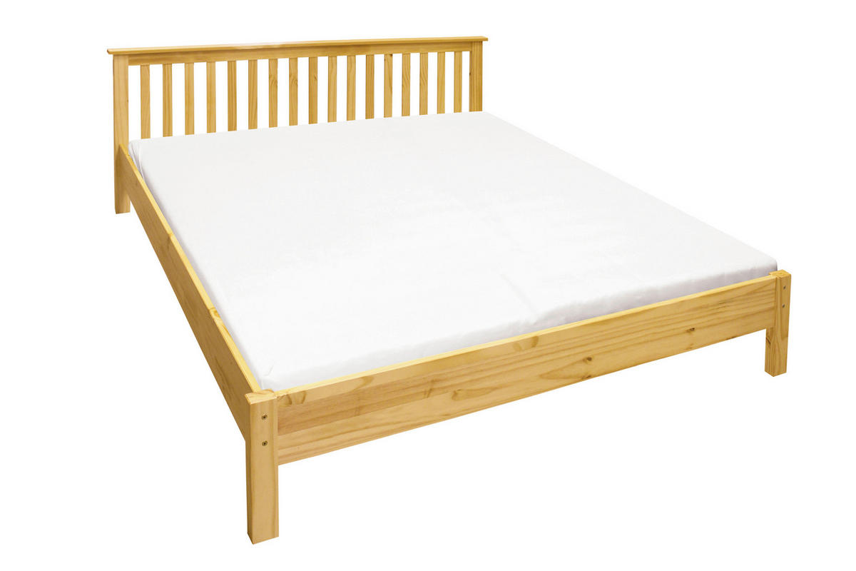 BETT 180/200 cm,  in Naturfarben,  - Naturfarben, Natur, Holz (180/200cm) - Livetastic