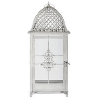 LÁMPÁS - ezüst/átlátszó, Lifestyle, Üveg/fém (20/48/20cm) - Ambia Home