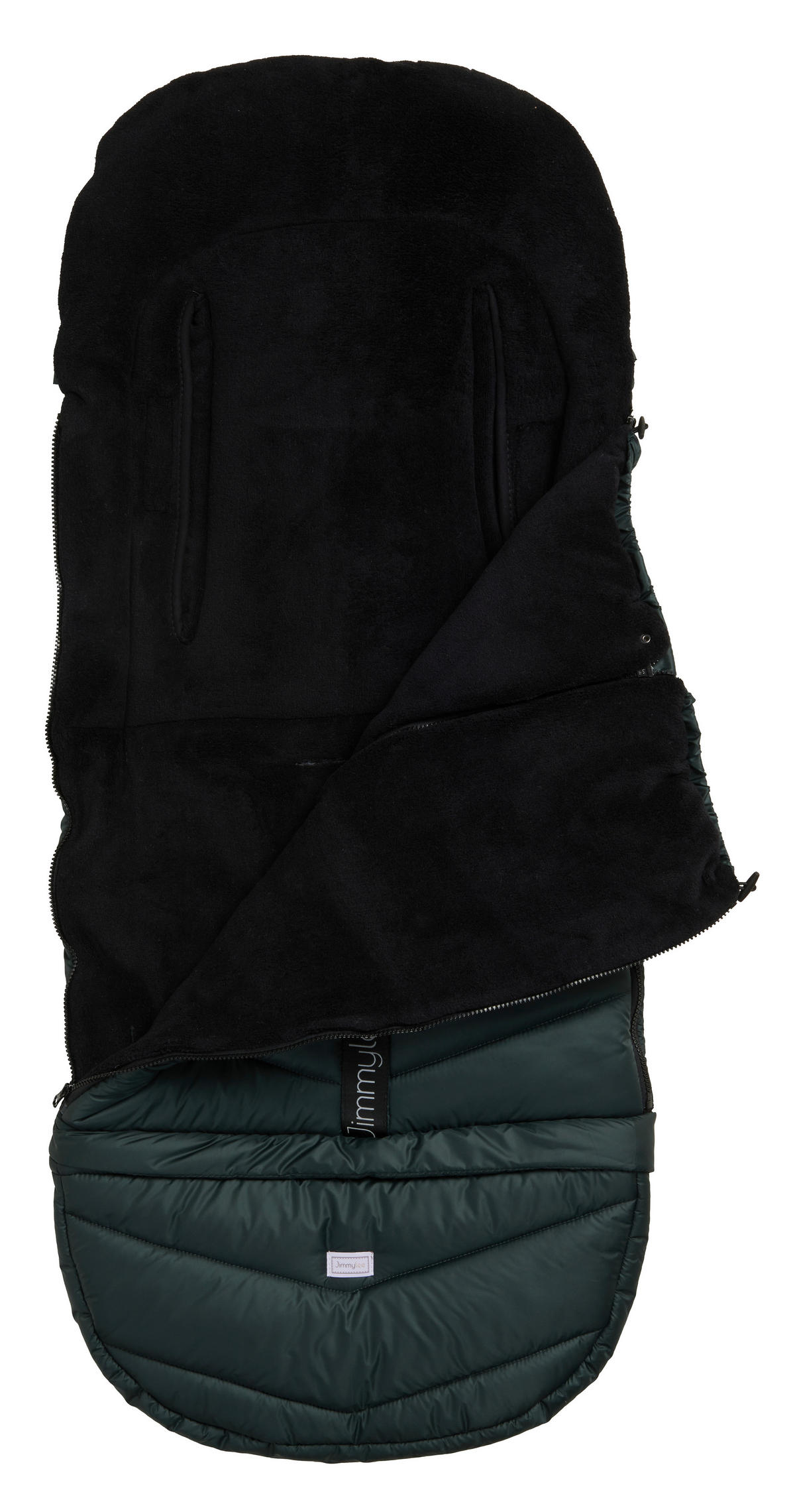 FUßSACK  - Dunkelgrün, Basics, Textil (113/45/7cm) - Jimmylee