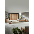 BETT 180/200 cm,  in Anthrazit, Eichefarben,  - Eichefarben/Anthrazit, KONVENTIONELL, Holz/Metall (180/200cm) - Dieter Knoll