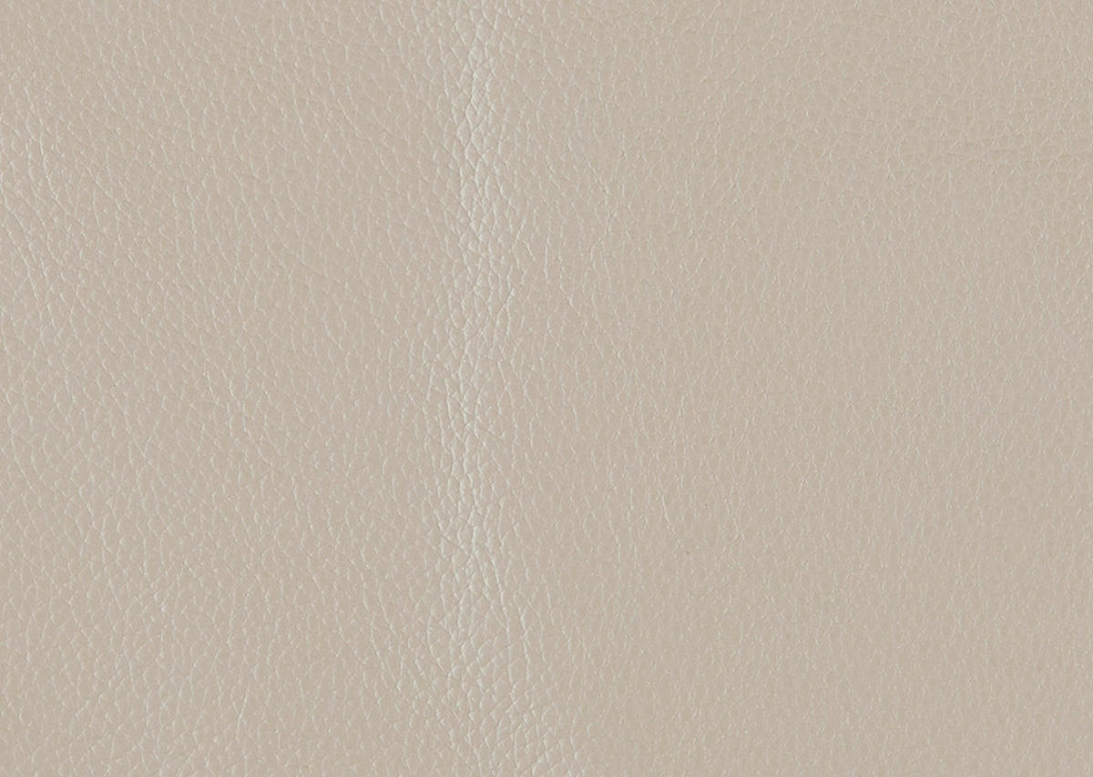 ECKSOFA in Echtleder Cappuccino  - Beige/Schwarz, Design, Leder/Metall (169/252cm) - Koinor