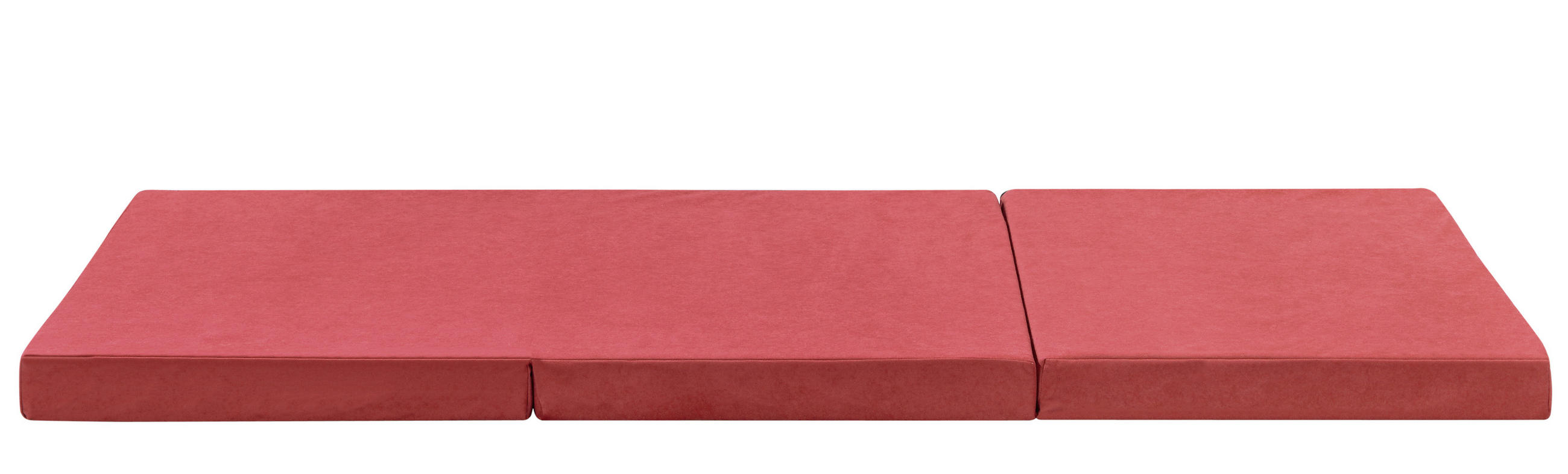 SKLADACÍ MATRAC, 65/186 cm - červená, Basics, textil (65/186cm)