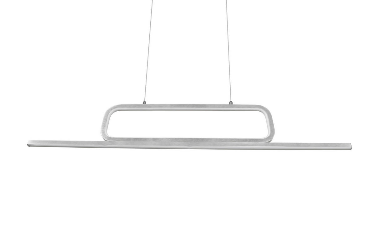 LED-HÄNGELEUCHTE 110/7,5/150 cm  - Alufarben, Basics, Metall (110/7,5/150cm) - Trio Leuchten