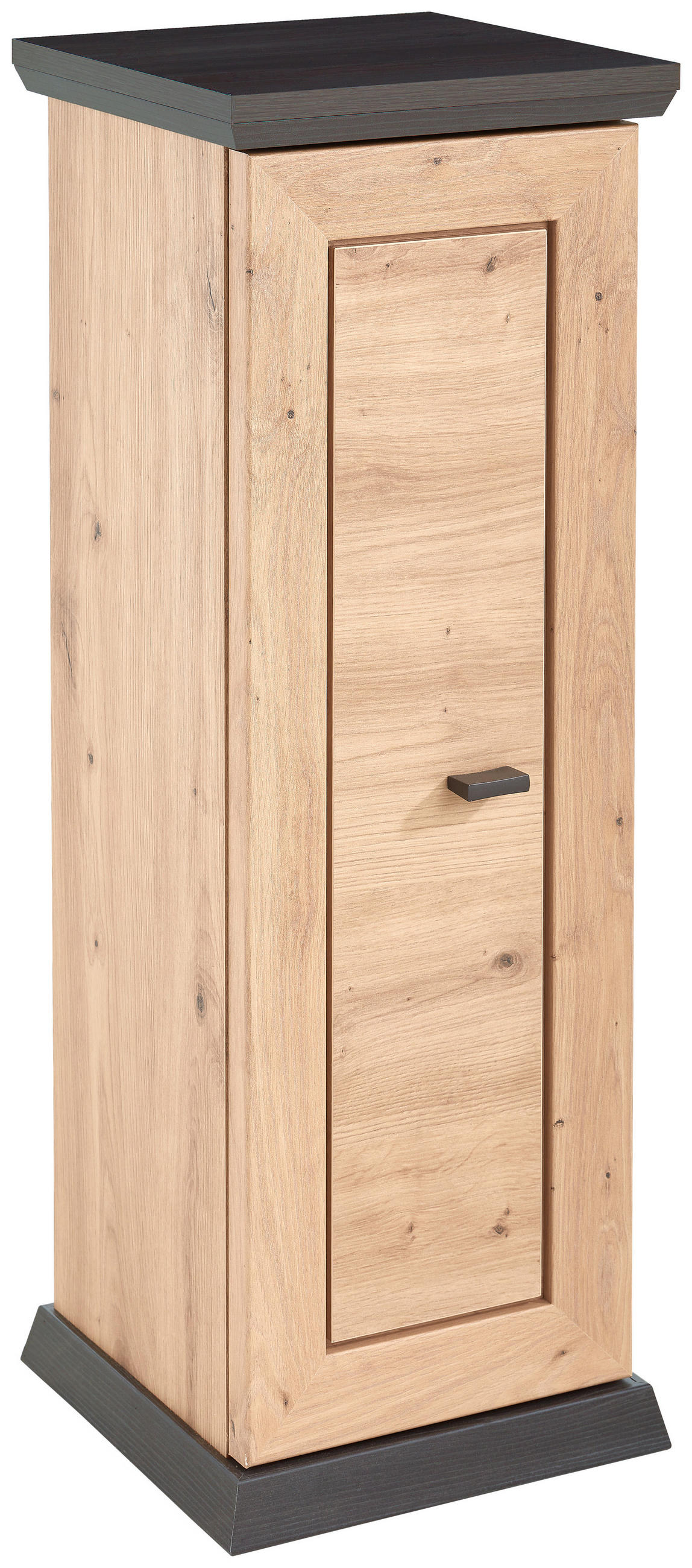 BLUMENSTÄNDER Holzwerkstoff - Dunkelgrau/Eiche Artisan, LIFESTYLE, Holzwerkstoff (30/85/30cm) - Xora