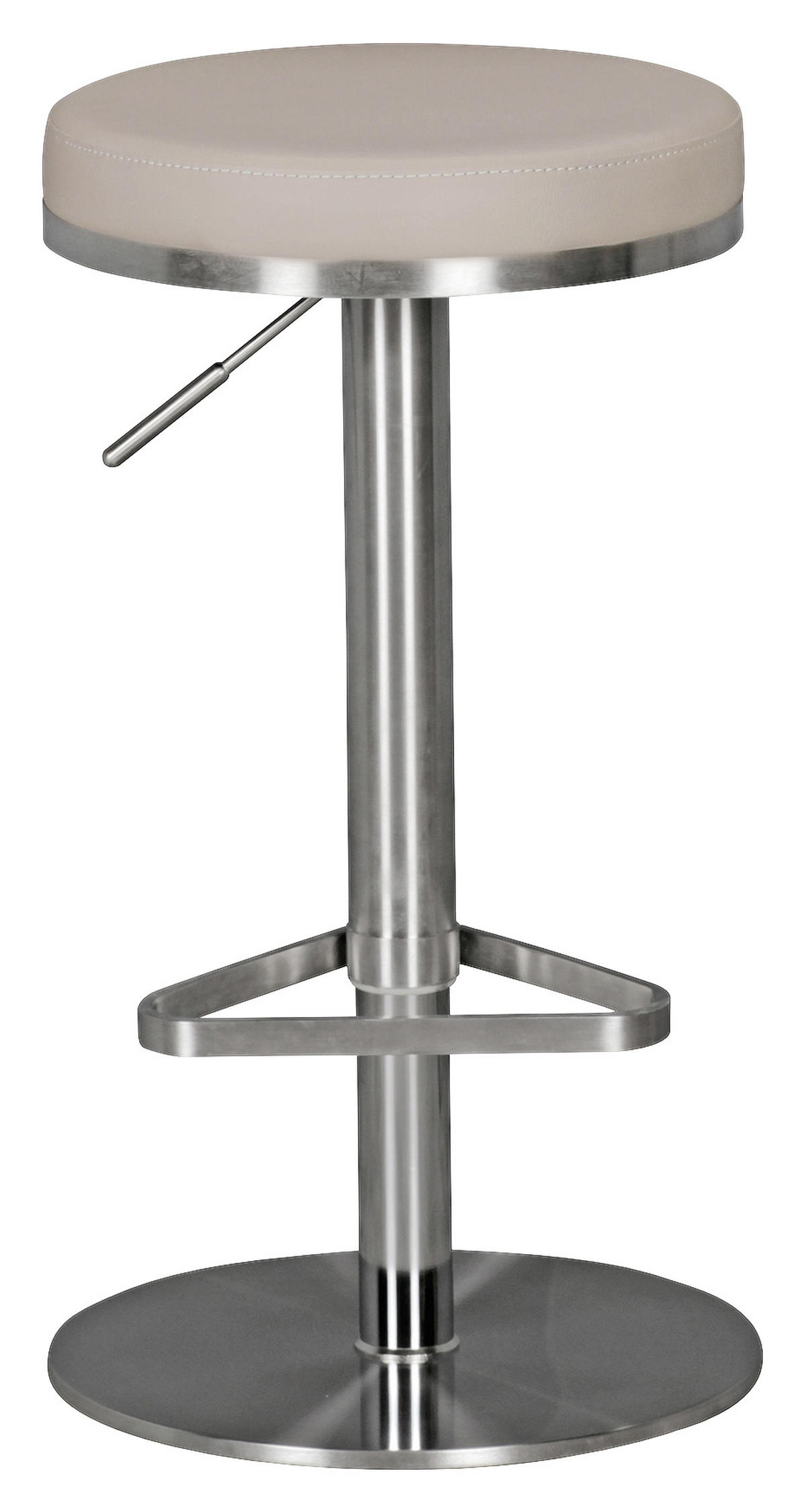 BARPALL i taupe  - silver/taupe, Modern, metall/textil (38/57/38cm) - MID.YOU