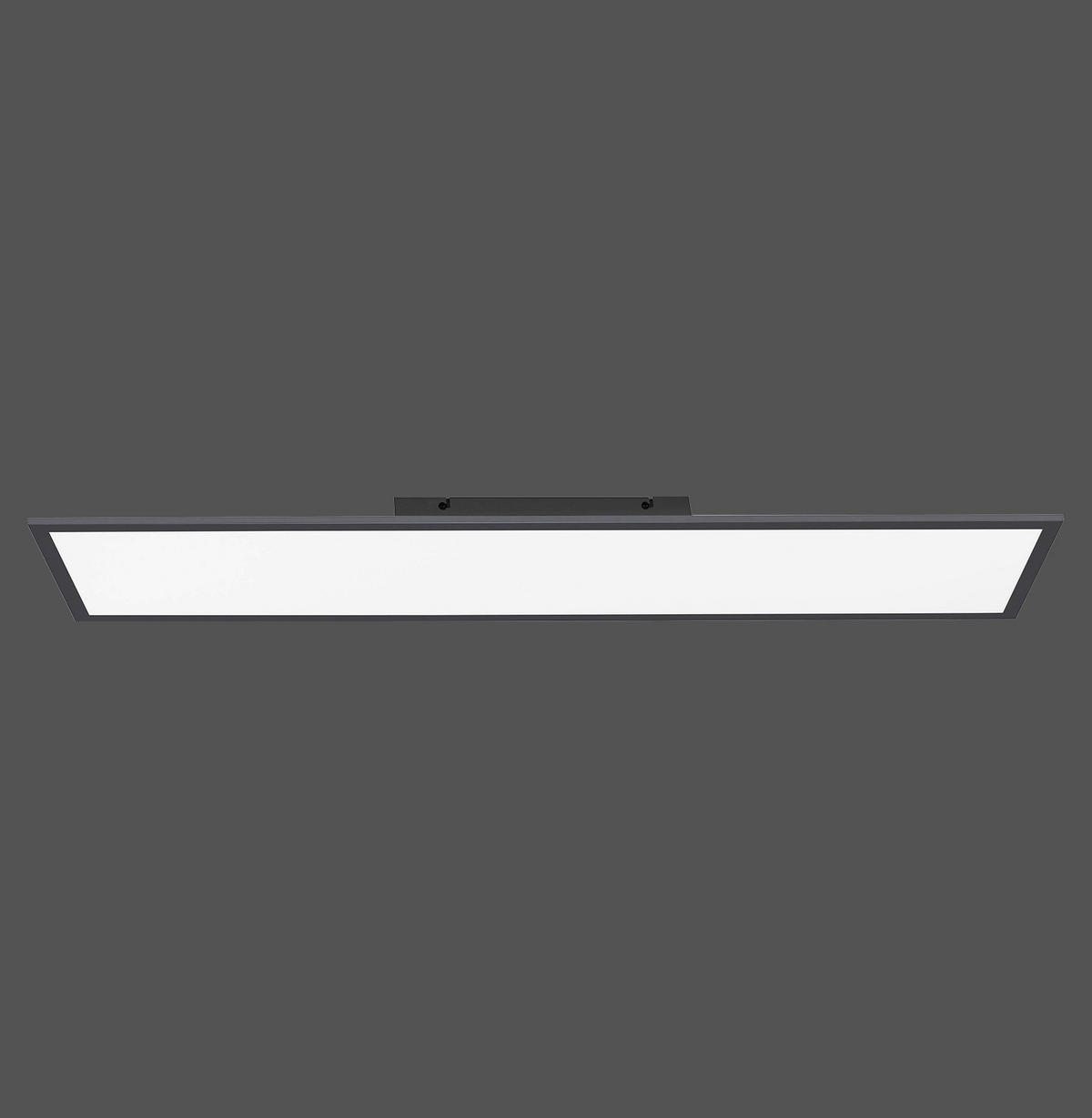 LED-DECKENLEUCHTE 100/25/5,3 cm   - Schwarz, Basics, Kunststoff/Metall (100/25/5,3cm)