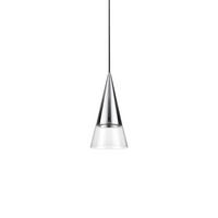 HÄNGELEUCHTE 15/50/233 cm   - Klar/Chromfarben, KONVENTIONELL, Glas/Metall (15/50/233cm) - Ideal Lux